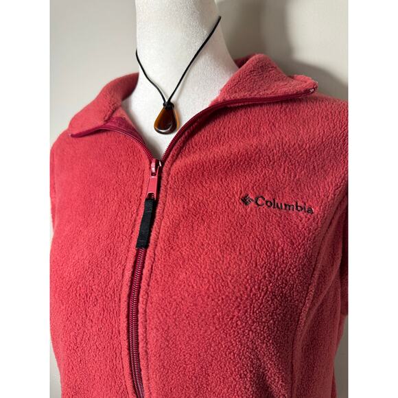 Ladies' Columbia Benton Springs Fleece Vest in Red Size S - Picture 2 of 6